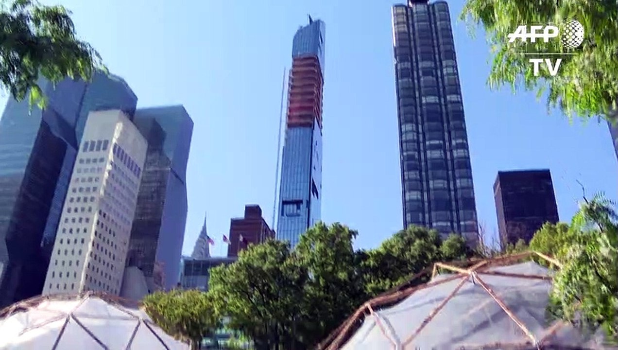 Smog-Zelte beim Klimagipfel: Miese Luft in New York