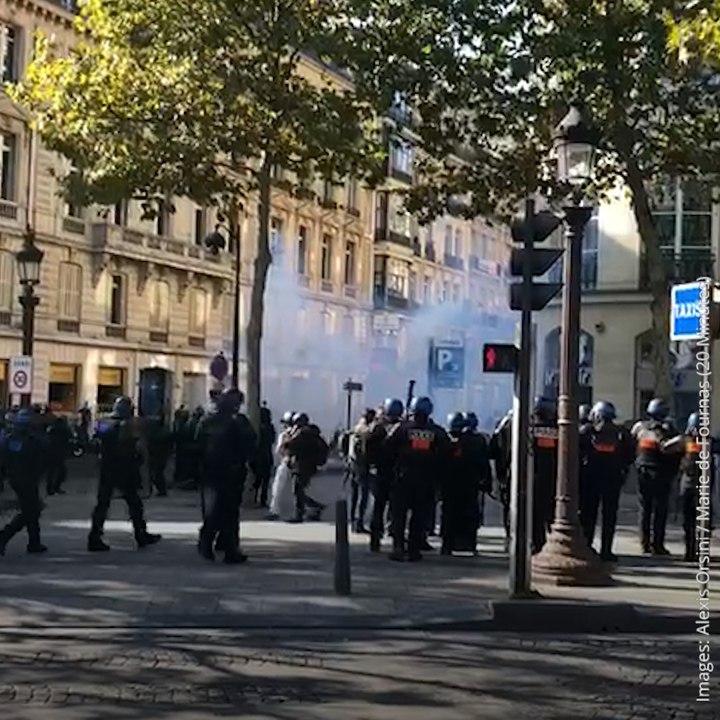 Des tensions sur les Champs-Elysées pour l'Acte 45 des «gilets jaunes»