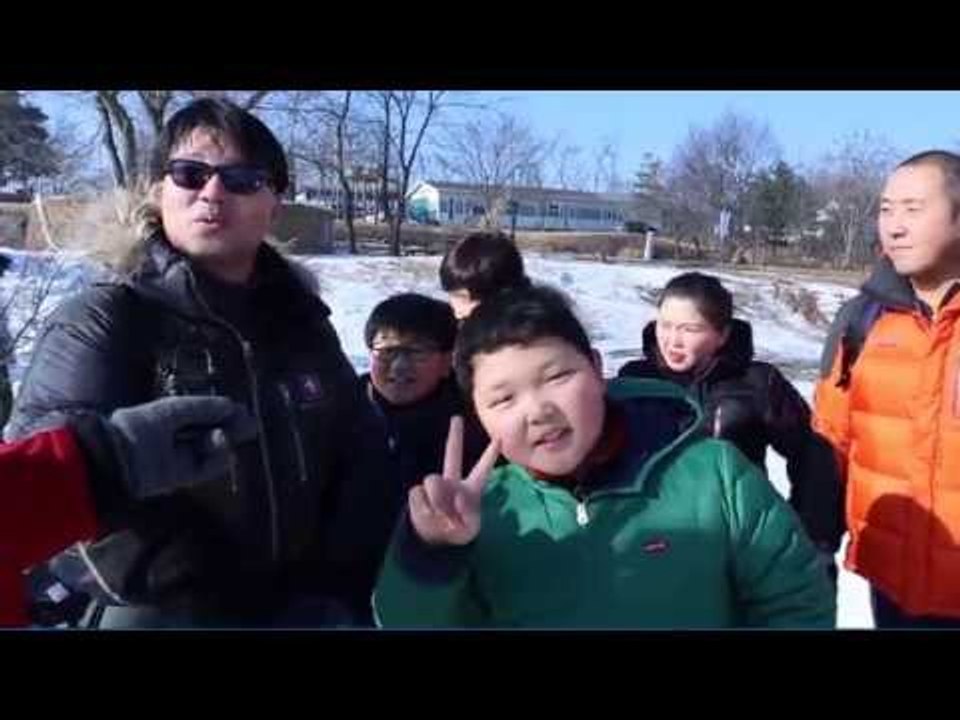 2015 연천 구석기 겨울여행 축제 얼음미끄럼틀 영상
