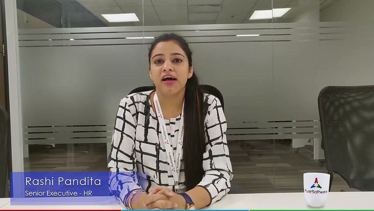 #WomenAtWork - Rashi Pandita - Sr. Executive - HR - PureSoftware