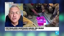 Téhéran annonce la libération du tanker suédois saisi en Iran