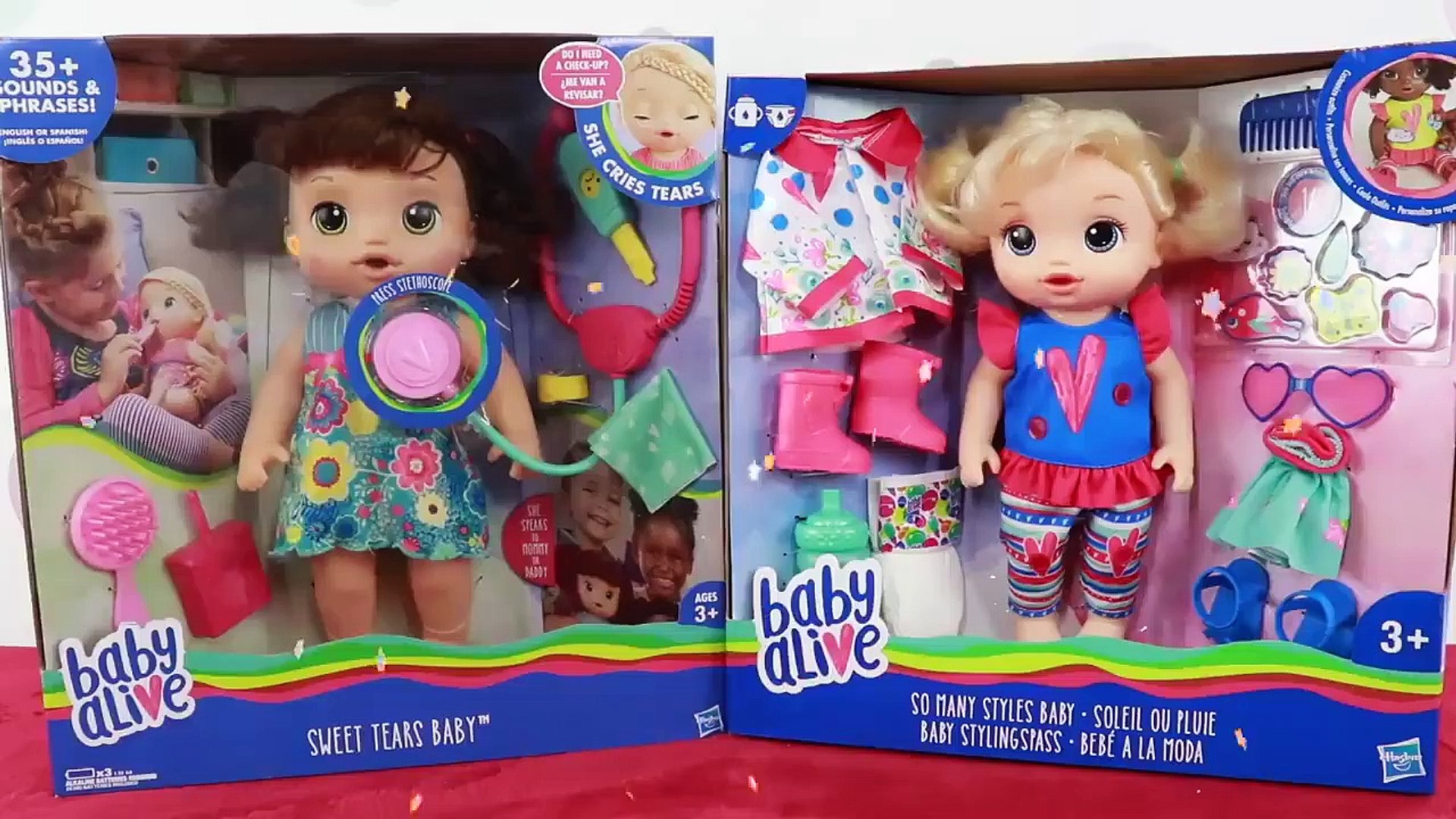 Nuevas muñecas BABY ALIVE en BB Juguetes - video Dailymotion