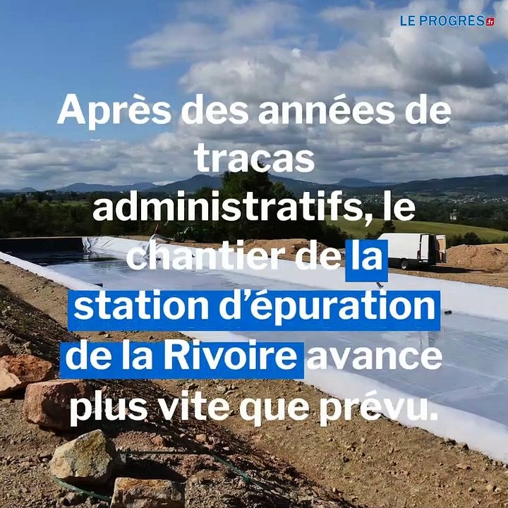 La station d’épuration de la Rivoire sera prête cet automne