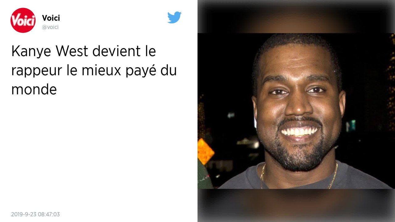 Kanye West devient le rappeur le mieux payé du monde et détrône Jay-Z