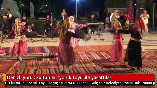 Denizli yörük kültürünü 'yörük toyu' ile yaşattılar