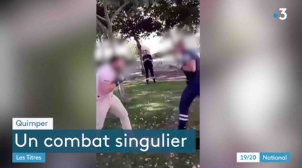 Quimper : match de boxe entre un policier et un caïd - ZAPPING ACTU DU 23/09/2019