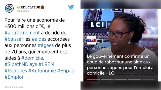 Aides à domicile pour les personnes âgées : l'avantage fiscal sera bien réduit