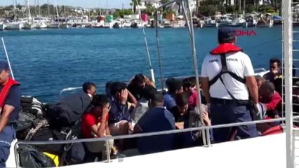 Muğla datça'da 48 kaçak göçmen yakalandı