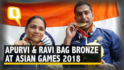 Shooters Apurvi, Ravi Win Bronze, India’s 1st Medal at Asian Games