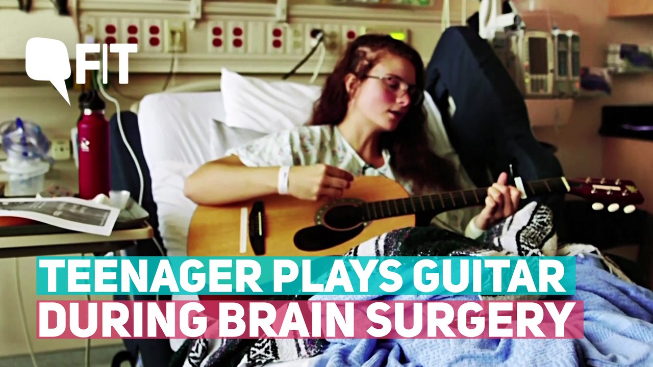 Watch a Teenager Play Guitar During Brain Surgery