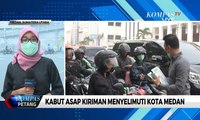 Kabut Asap di Kota Medan, Anggota DPRD Bagikan Masker