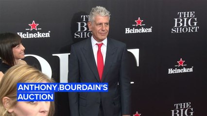 What to know about the Anthony Bourdain auction