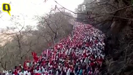 महाराष्ट्र: पूर्ण कर्जमाफी को लेकर सड़कों पर किसानों का सैलाब