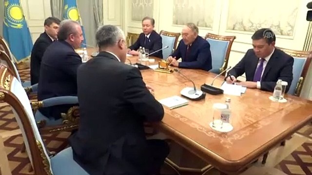 TBMM Başkanı Şentop, Nazarbayev ile görüştü - NUR SULTAN