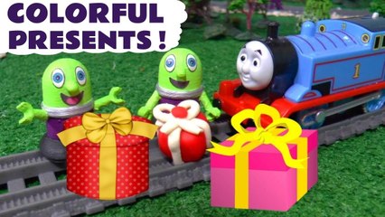 Funny Funlings Colorful Present Learn Colors Learn English Challenge with Thomas and Friends with pranks in this Toy Story Full Episode English