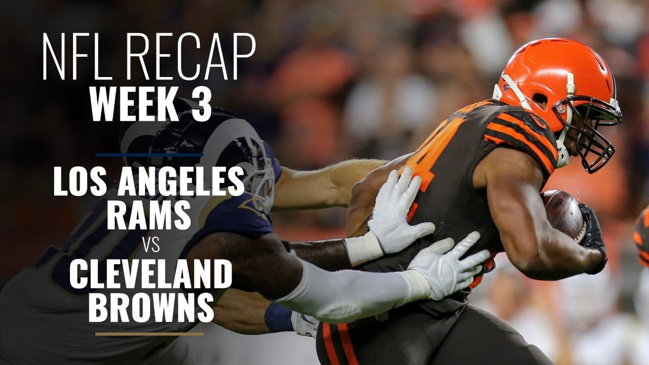 Week 3: Rams beat Browns in Cleveland