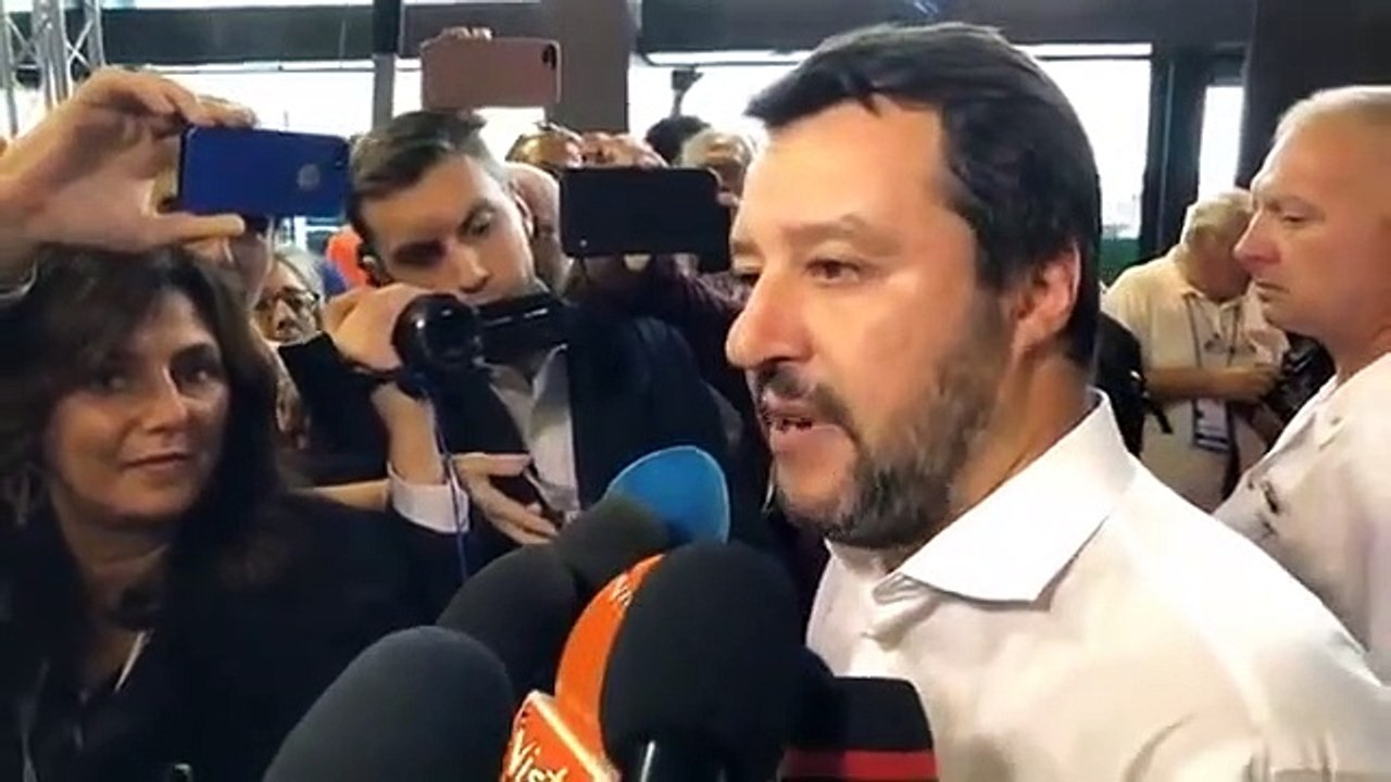 Salvini al Salone nautico di Genova (23.09.19)