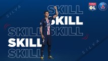 Olympique Lyonnais v Paris Saint-Germain: Thiago Silva skill