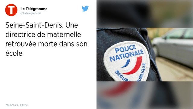 Une directrice de maternelle retrouvée morte dans son école en Seine-Saint-Denis