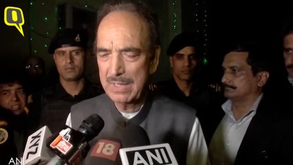 Télécharger la video: BJP नहीं चाहती Jammu and Kashmir में कोई सरकार बने-Ghulam Nabi Azad