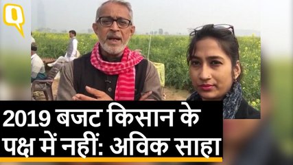 Budget 2019: इस बजट में किसानों के लिए कुछ नहीं: Avik Saha