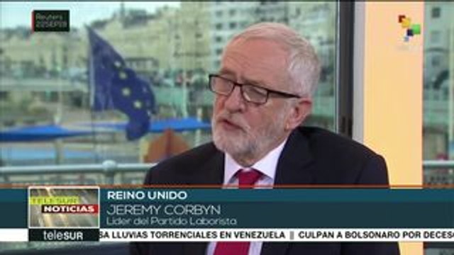 Reino Unido: Corbyn haría alianzas contra suspensión del parlamento