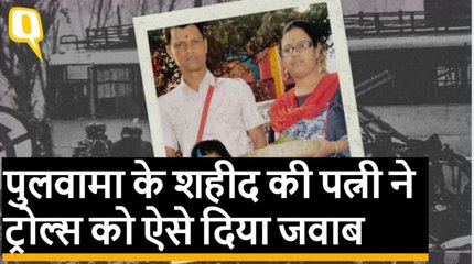 Pulwama Attack में शहीद जवान की पत्नी ने ट्रोल्स को ऐसे दिया जवाब