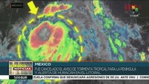 México: Lorena se degrada a tormenta tropical y avanza hacia Sonora