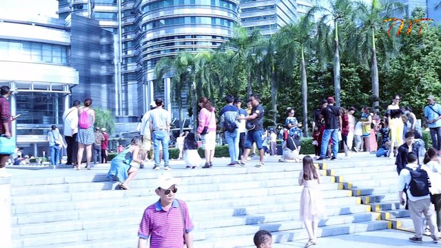 The Petronas Towers, also known as the Petronas Twin Towers in Kuala Lumpur, Malaysia