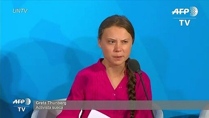 "¿Cómo se atreven? ¡Han robado mis sueños y mi niñez!", dice Greta Thunberg en la ONU