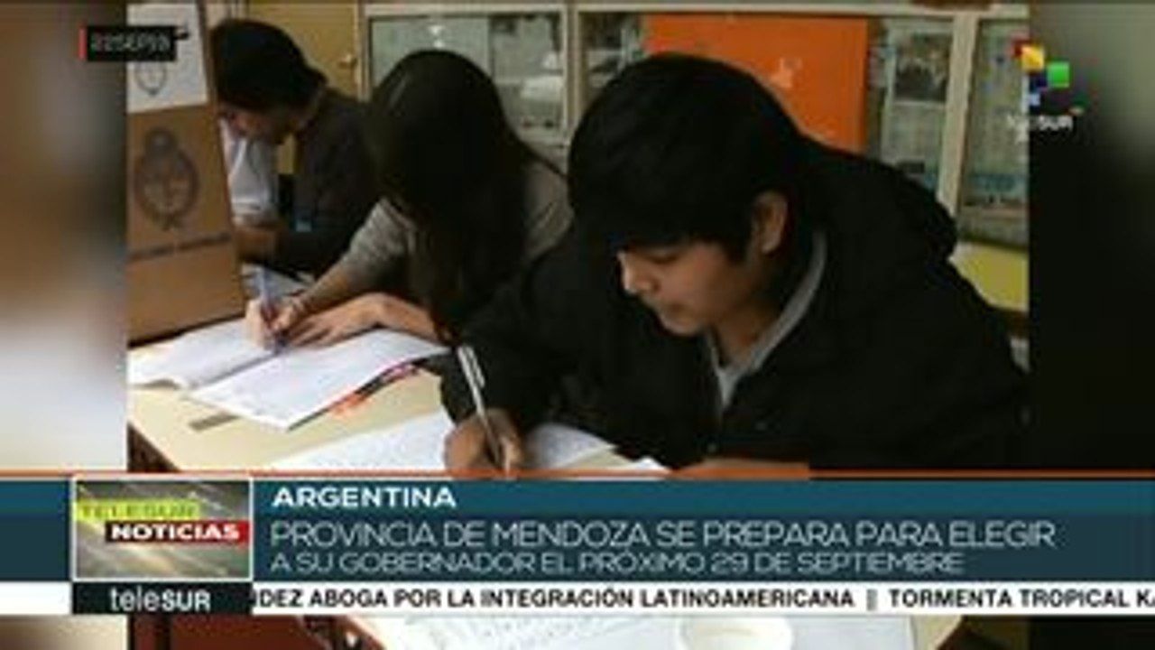 Argentina: Mendoza elegirá el 29 de septiembre un nuevo gobernador