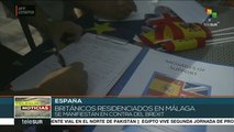 Ingleses residentes en España marchan contra el Brexit