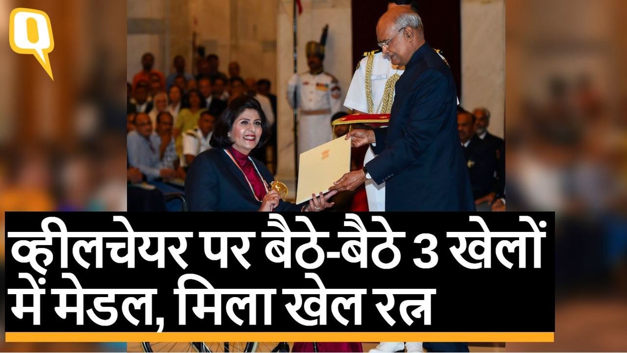 Rajiv Gandhi Khel Ratna Award पाने वाली पहली महिला पैरा-एथलीट बनीं Deepa Malik