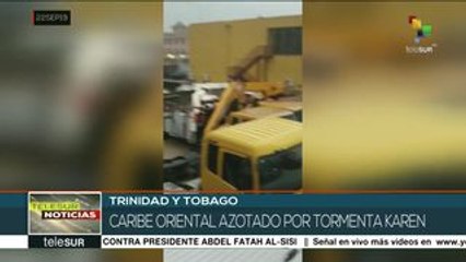 Tormenta Karen provoca inundaciones en Trinidad y Tobago