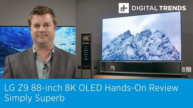 LG Z9 88-inch 8K OLED Hands-On Review | Simply Superb