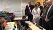 Le ministre de l’Education, Jean-Michel Blanquer, visite une école rurale