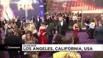 Vestidos e discursos marcam noite de Emmy