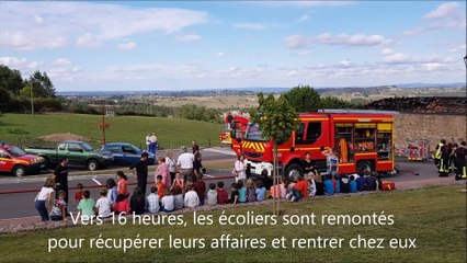 La cantine scolaire de Bully détruite par un incendie
