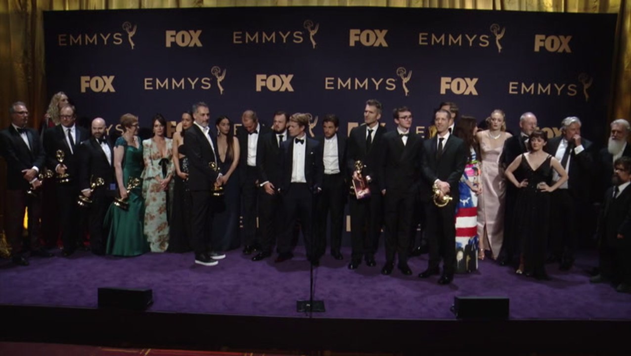 'Game of Thrones' Cast Says Goodbye Backstage at the Emmys