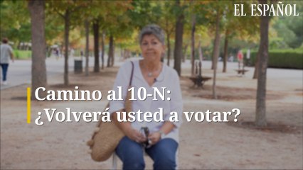 Camino al 10-N: ¿Volverá usted a votar?