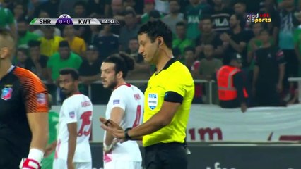 مباراه نادي الشرطه  ونادي الكويت الكويتي   في بطوله كأس محمد السادس للاندية الابطال الشوط الاول  2019-09-23-