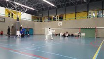 Shaolin Laura Bonthuis performs Martial Arts Form Xinjia in Lelystad