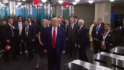 Trump'tan İklim Zirvesi'ne 'beklenmedik ziyaret' - NEW YORK