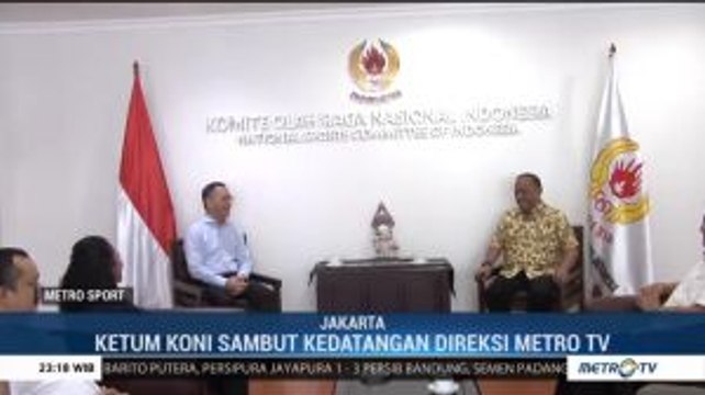 KONI Sambut Kedatangan Direksi Metro TV