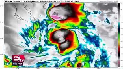 Tormenta tropical "Lorena" se convierte en baja presión