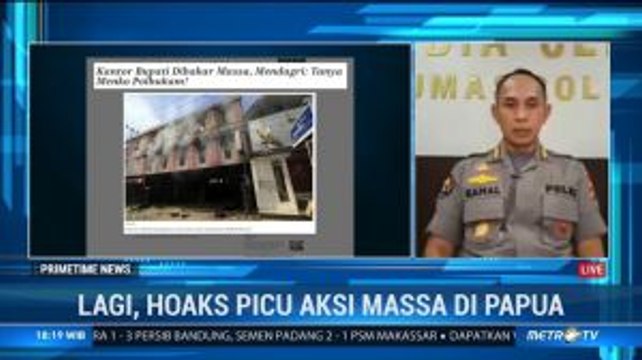 Lagi, Hoaks Picu Aksi Massa di Papua