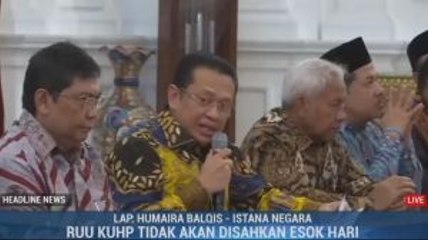 RKUHP Tidak akan Disahkan Besok
