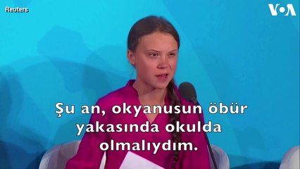 Genç İklim Aktivistinden Liderlere: ‘Hayallerimi Çaldınız’