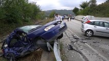 Aksident i rëndë në aksin Elbasan-Peqin, 4 të vdekur dhe 1 të plagosur