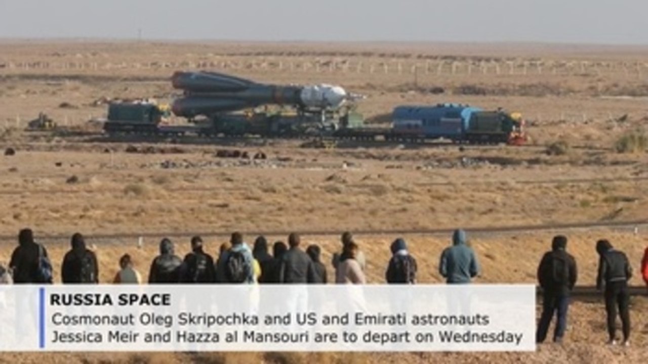 Rocket that will take next manned mission to ISS installed on Baikonur launchpad